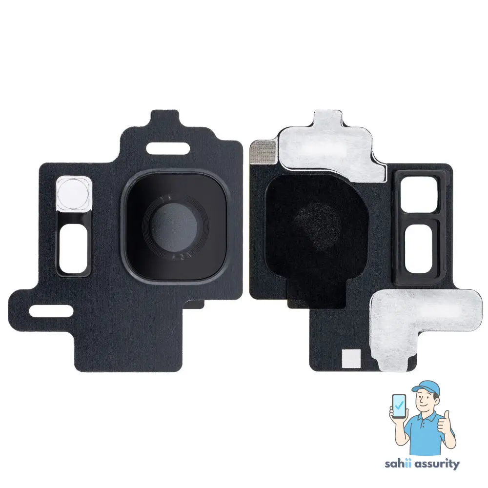 Camera Lens Glass with Frame for Samsung Galaxy S8 Black